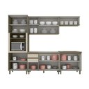 Ver imagem 7 de Cozinha Modulada Évelin 13 Portas 2 Gavetas Henn - Duna/Cristal