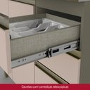 Ver imagem 3 de Cozinha Modulada Évelin 13 Portas 2 Gavetas Henn - Duna/Cristal