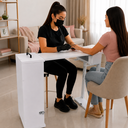 Ver imagem 5 de Mesa Manicure Portátil Dobrável Nail Designer Profissional - Branco