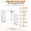 Ver imagem 7 de Mesa Manicure Portátil Dobrável Nail Designer Profissional - Branco