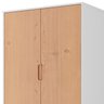 Roupeiro Com 2 Portas E 2 Gavetas BF1007 Branco Pinus HEC - 6