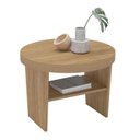 Ver imagem 7 de Mesa Apoio para Sala de Estar Magnum Marrom Carvalho