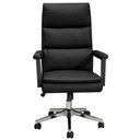 Ver imagem 2 de Cadeira Escritório Presidente Evo Domann Design Assento PU Preto e Base Metal