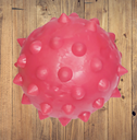 Ver imagem 5 de Brinquedo para Cães Bola Pula Pula 75mm Mamona Vermelho