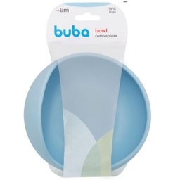 Kit Refeicao Infantil 4 Pecas em Silicone Azul - Buba - 5