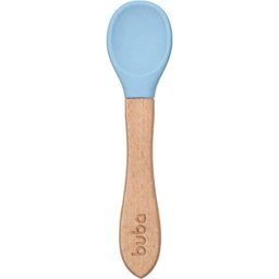 Kit Refeicao Infantil 4 Pecas em Silicone Azul - Buba - 6