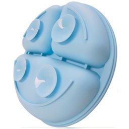 Kit Refeicao Infantil 4 Pecas em Silicone Azul - Buba - 3