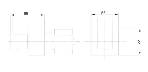 Ver imagem 2 de Kit 4 Acabamentos Quadrado para Registro Base Deca 3/4-1/2 Pressão Gaveta Metal Premium
