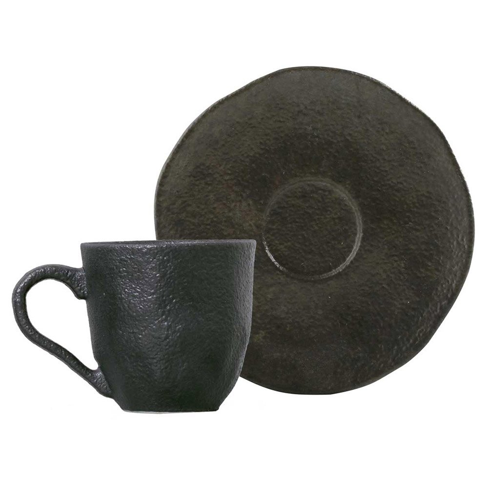 CONJUNTO DE XÍCARA DE CAFÉ ORGÂNICO ONYX 120ml 6UN PORTO BRASIL - 1