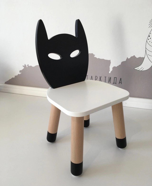Conjunto de Mesa Baú com Uma Cadeira Infantil Batman- Mdf - 5