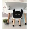 Conjunto de Mesa Baú com Uma Cadeira Infantil Batman- Mdf - 4