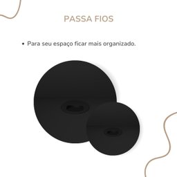 Balcão para Escritório para Atendimento/recepção Nogal/preto - 4