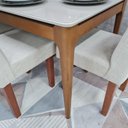 Ver imagem 7 de Sala de Jantar Mesa Addar com 6 Cadeiras Rubi