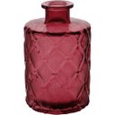Ver imagem 1 de Vaso Decoratvo Enfeite Casa Garrafa Home&Co Vidro 11x7x7cm Vinho