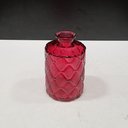 Ver imagem 5 de Vaso Decoratvo Enfeite Casa Garrafa Home&Co Vidro 11x7x7cm Vinho