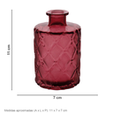 Ver imagem 2 de Vaso Garrafa Decorativo de Vidro Vinho 11x7x7cm Enfeite Sala Mesa Estante Flores