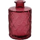 Ver imagem 1 de Vaso Decorativo Enfeite Casa Garrafa Home&co Vidro 11x7x7cm Vinho