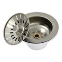 Ver imagem 4 de Válvula Cozinha Americana Aço Inox 3 1/2 Pia Inox Escoamento Demima Válvula Americana Escoamento