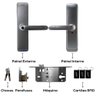 Fechadura Digital Imab D200 Prata Bluetooth - 3