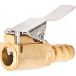 Bico P/ Encher Pneu C/ Presilha Espiga 5/16" Latão Vonder - 2