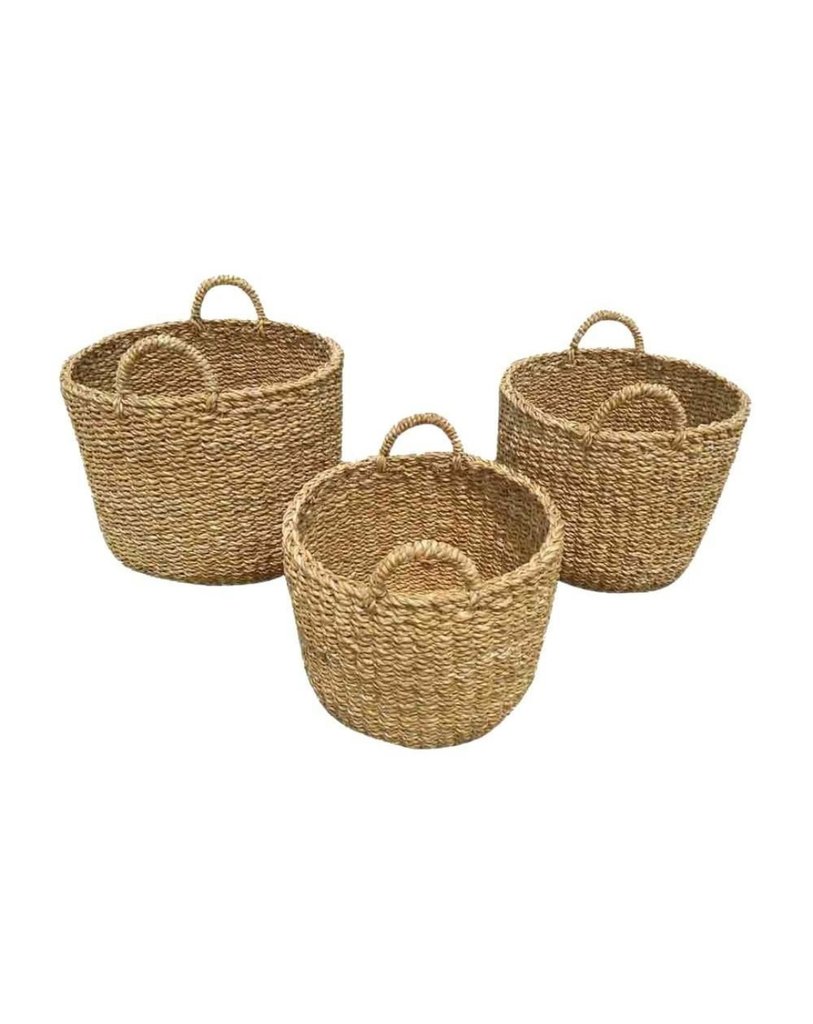 Cesto Decorativo em Fibra Natural 32 cm - Espressione - 2