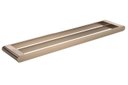 Ver imagem 1 de Porta Toalha Barra Duplo 60cm Versa Corten Matte - Deca Deca Metais