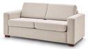 Ver imagem 1 de Sofá Cama Amsu Linho Cinza Pés Imbuia 200cm - 62456