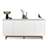 Buffet 4 Portas Flow Branco - Ej Moveis - 5