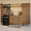Ver imagem 1 de Armário de Cozinha Completa 261cm Rustic Emilly Madesa 07