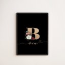 Ver imagem 1 de Quadro Decorativo Nome Bia 45x34cm:Madeira branca