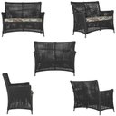 Ver imagem 5 de 1 Sofá Área e Mesa Igapó Alumínio Pintura Marrom Corda Náutica Estofado Impermeável Almofada 6 Trama