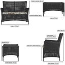 Ver imagem 2 de 1 Sofá Área e Mesa Igapó Alumínio Pintura Marrom Corda Náutica Estofado Impermeável Almofada 6 Trama