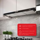 Ver imagem 4 de Depurador Fogatti Compact New Embutir Black 60 Cm
