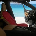 Ver imagem 4 de Praticapa Capa Toalha de Microfibra Com Regulagem Para Banco De Carro Ou Cadeira De Praia Vermelha