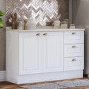 Ver imagem 2 de Balcao Pia com Tampo 120 Cm C353 Americana Branco Calcare Henn
