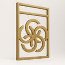 Ver imagem 5 de Prateleira Decorativa 70cm Amadeirada com Suporte Estilo Industrial Dourado Ouro Gold Suspensa