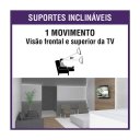 Ver imagem 3 de Suporte para TV Slim Inclinavel 37"- 75" Brasforma
