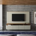 Ver imagem 2 de Painel para Rack Bend Mdf 180cm Louro/luna F820