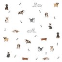 Ver imagem 2 de Adesivo de Parede Infantil Cachorrinhos Fofos