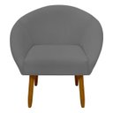 Ver imagem 5 de Kit 2 Poltronas Decorativa para Sala Recepção Manicure Consultório Stella Suede