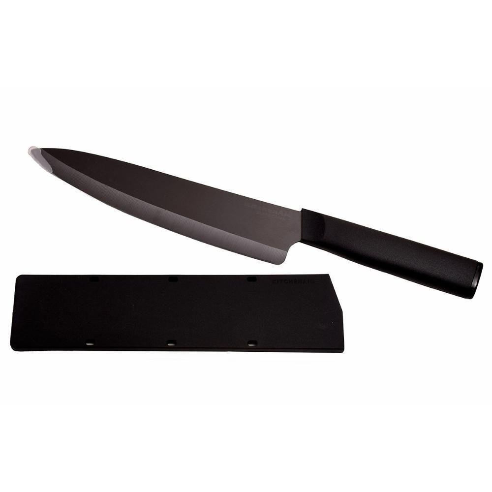 Faca Chef Preta Cerâmica com Capa Protetora 8 Kitchenaid - 1