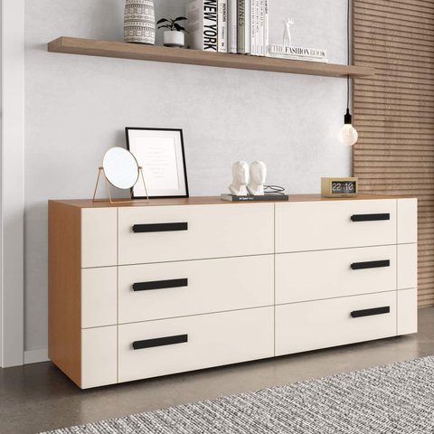 Cômoda com 6 Gavetas 150cm 240839 Linha Lisboa Politorno Móveis