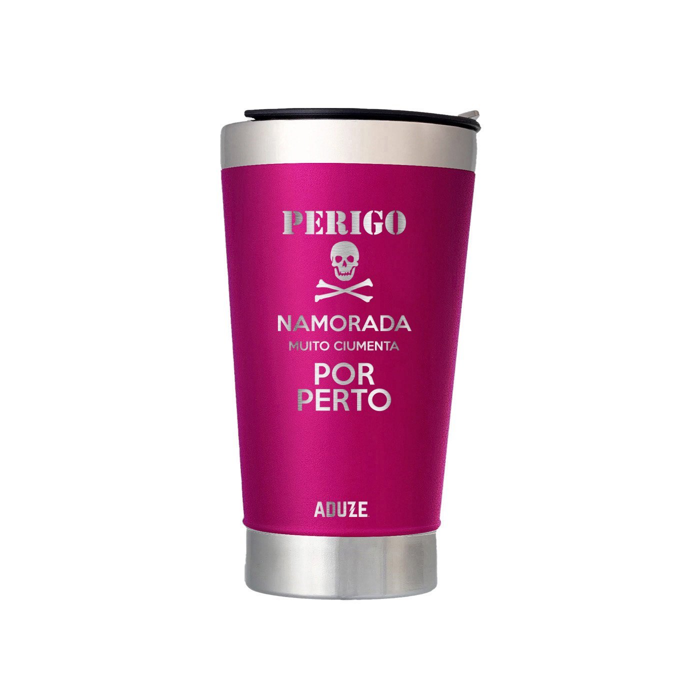 Copo Térmico Aduze com Tampa Especial Namorada Ciumenta 500 ml - 1