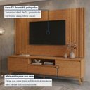 Ver imagem 3 de Conjunto Painel + Rack Vertex 237cm MDF Naturalle Mavaular