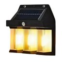 Ver imagem 6 de Luminaria Solar Led Arandela Filamento Sensor de Presença Movimento Iluminaçao Garagem Jardim Quinta