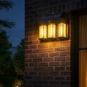Ver imagem 2 de Luminaria Solar Led Arandela Filamento Sensor de Presença Movimento Iluminaçao Garagem Jardim Quinta