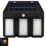 Luminaria Solar Led Arandela Filamento Sensor de Presença Movimento Iluminaçao Garagem Jardim Quinta - 7