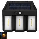 Ver imagem 7 de Luminaria Solar Led Arandela Filamento Sensor de Presença Movimento Iluminaçao Garagem Jardim Quinta