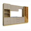 Ver imagem 2 de Cozinha Completa Modulada 6 Peças Ellite