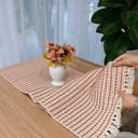 Ver mais imagens de Caminho de Mesa Nobre Algodão Terracota Cru 33 x 150